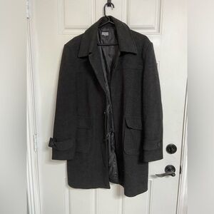 SPAZIO Charcoal Grey Coat Jacket